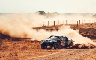 Podium au Portugal : Loeb et Boulanger font briller les Dacia Sandriders 4 Seb Loeb Rallye Raid Portugal2 copie