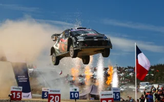 Rallye du Chili 2025 : Sébastien Ogier (Toyota) vainqueur, Adrien Fourmaux sur le podium 4 Voiture 5 Sami Pajari Marko Salminen copie 1