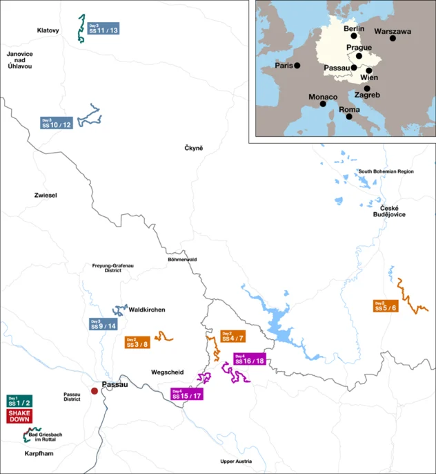 Carte du parcours 