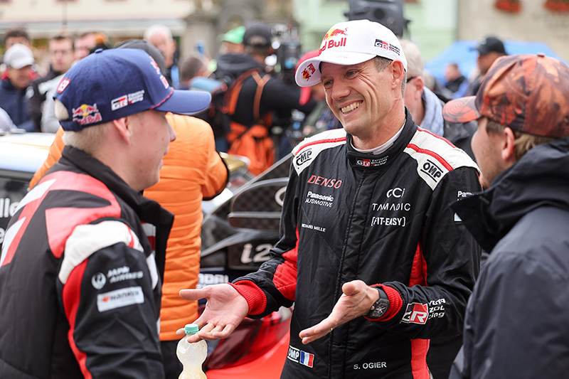 TOYOTA GAZOO Racing domine : ses prétendants complètent le top 3 1 Sébastien Ogier