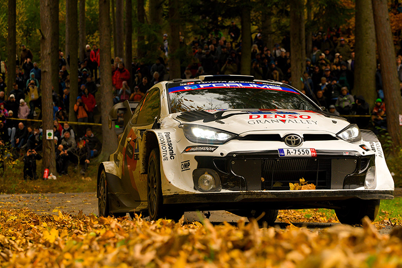 Rallye d'Europe Centrale : Rovanperä s'envole en tête après l'abandon choc d'Ogier 3 Voiture 5 (Sami Pajari, Marko Salminen)