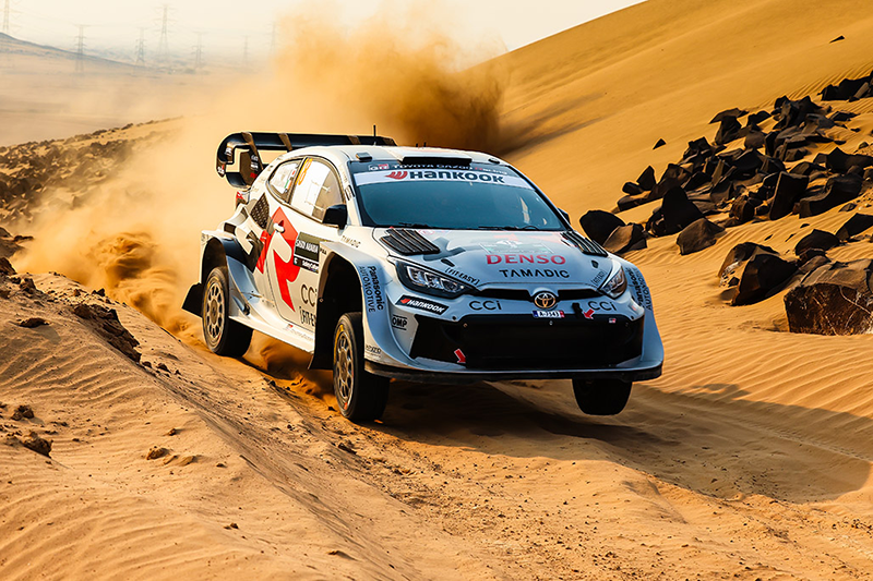 WRC Arabie Saoudite: A. Fourmaux augmente son avance sur Sami Pajari 5 Voiture 18 (Takamoto Katsuta, Aaron Johnston)