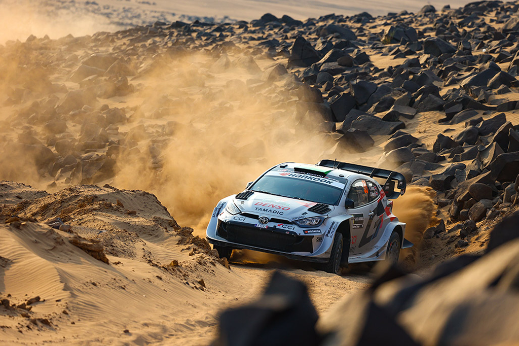WRC Arabie Saoudite: A. Fourmaux augmente son avance sur Sami Pajari 1 Voiture 33 (Elfyn Evans, Scott Martin)