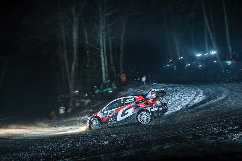 Monte-Carlo, la nuit des audacieux : Solberg frappe fort dès l’ouverture 3 Car 18 (Takamoto Katsuta, Aaron Johnston)