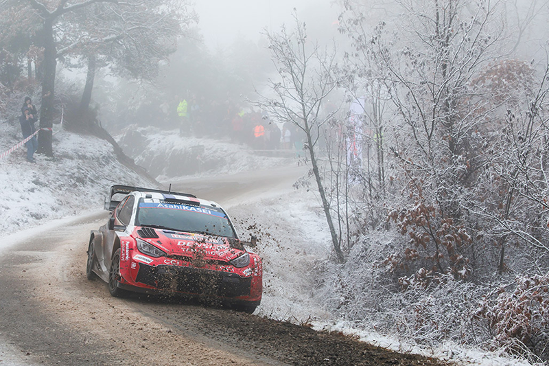 Rallye Monte-Carlo : Oliver Solberg défie les éléments et mène Toyota vers Monaco 2 Voiture 1 (Sébastien Ogier, Vincent Landais)