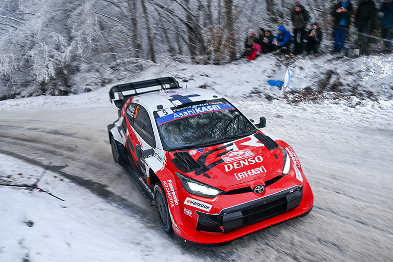 Rallye Monte-Carlo : Oliver Solberg défie les éléments et mène Toyota vers Monaco 4 Voiture 5 (Sami Pajari, Marko Salminen
