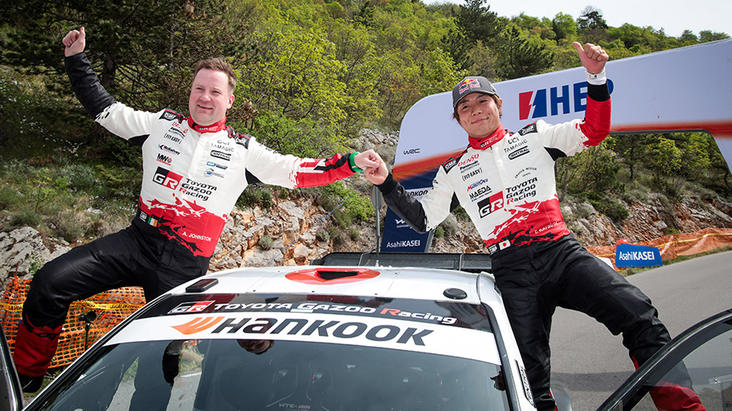 WRC – Rallye de Croatie : Katsuta hérite d’un succès renversant après le drame Neuville 21 Aaron Johnston Takamoto Katsuta copie 1