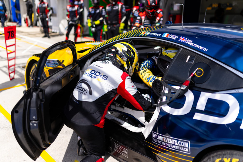 Changement de pilote driver change, VAN ROMPUY Tom