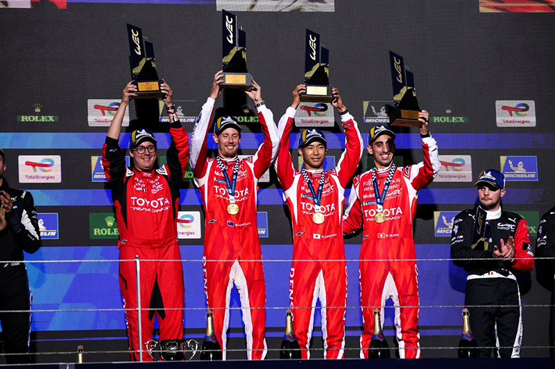 6 Heures de Fuji : Coup de théâtre au Japon, Toyota s'impose sur ses terres face à Alpine ! 1 Le podium des 6 heures de fuji