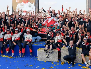 Cérémonie sur podium